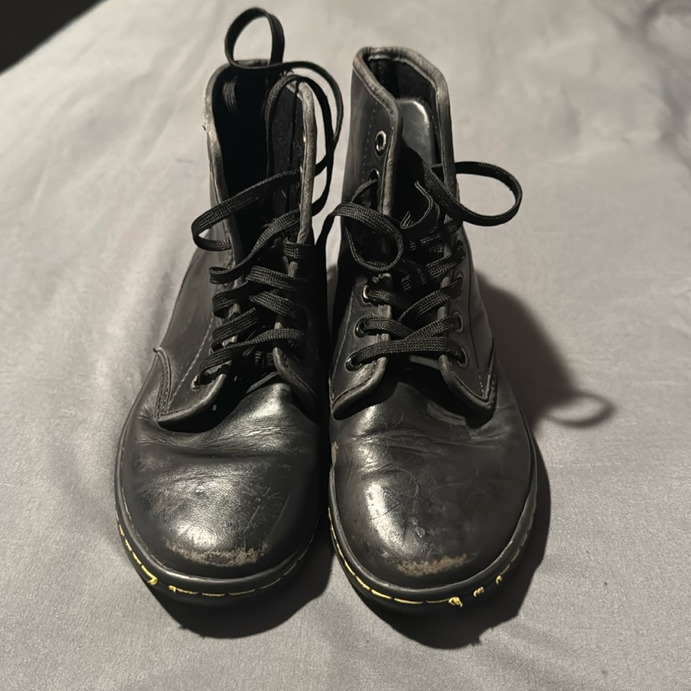 Black Dr. Martens boots